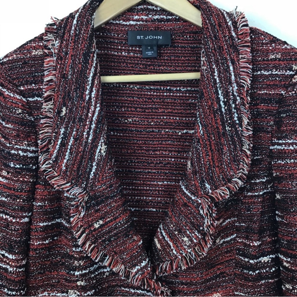 St. John Black Label Jacket Ribbon Tweed - Picture 2 of 7